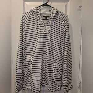 21men Navy Striped Lightweight Jacket